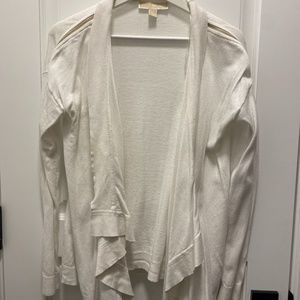 White EUC Michael Kors Cardigan